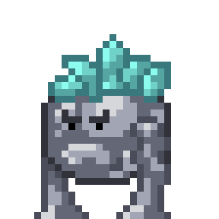 Sentient Rock walks forward